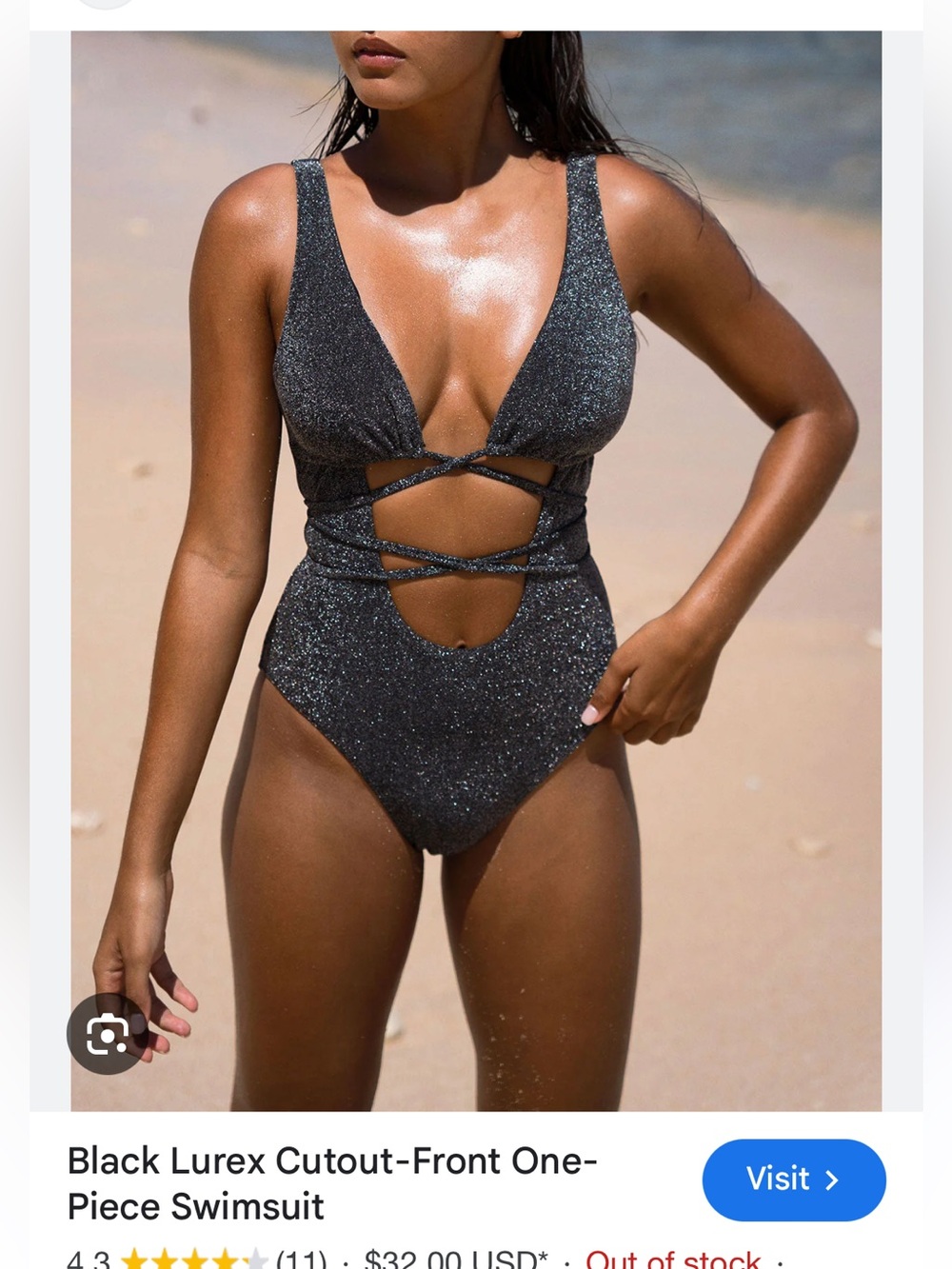 Berlook Sparkly Swimsuit